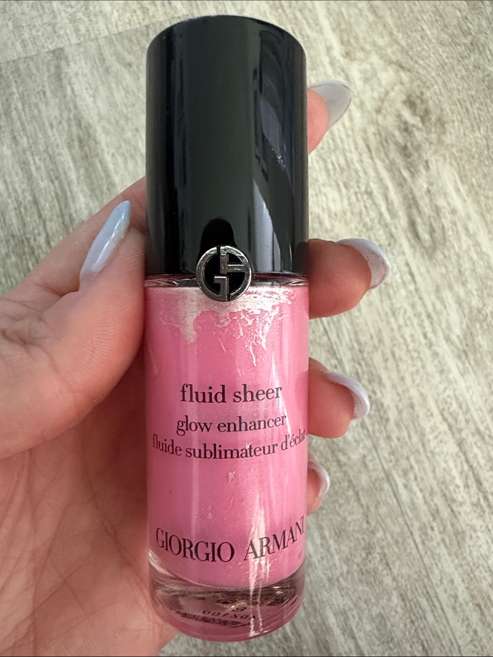 Giorgio Armani Fluid Sheer Glow Enhancer - shade 8 soft pink; $43 retail